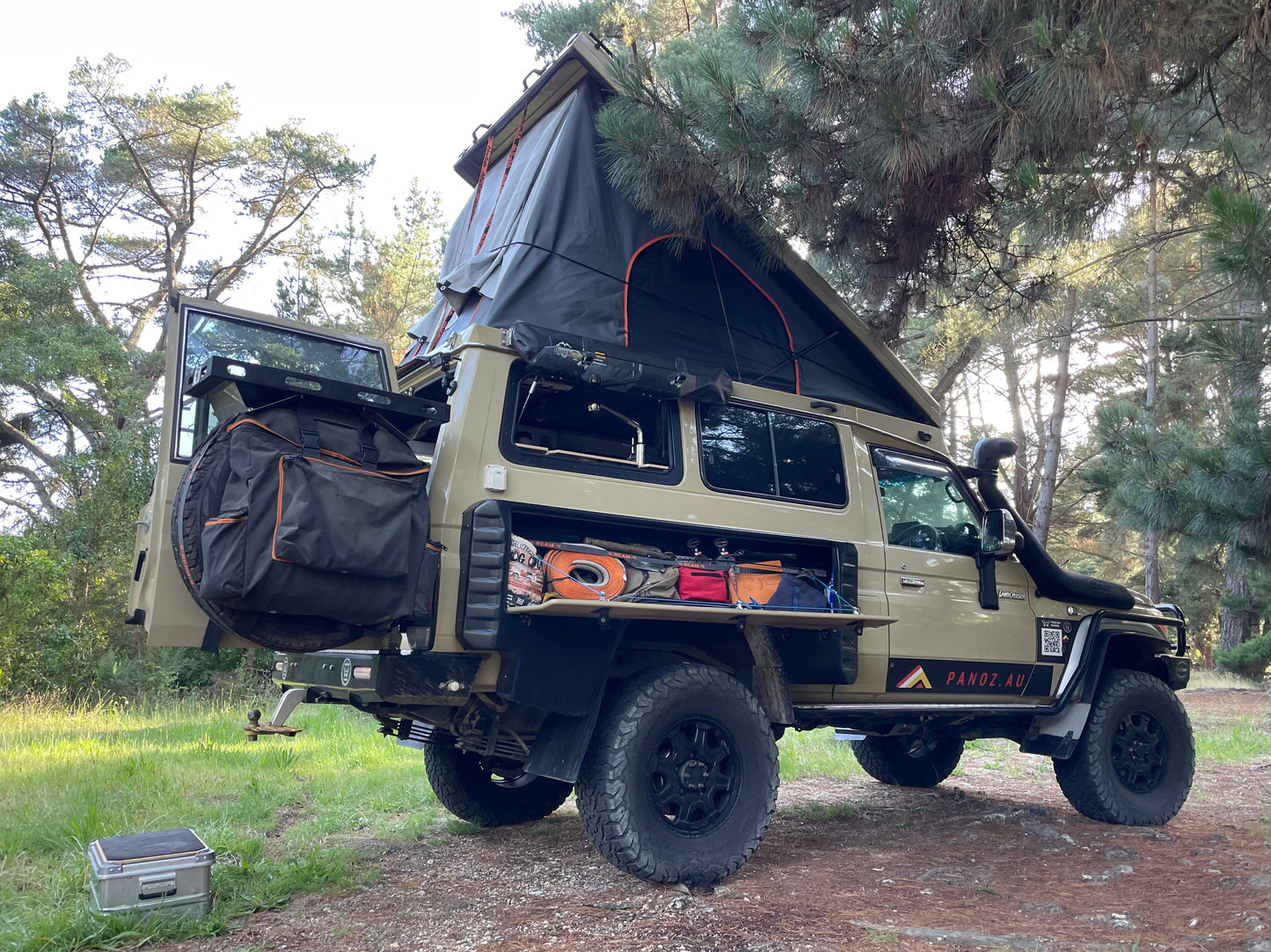 Panoz Panniers to suit Troop Carrier - Weston Works