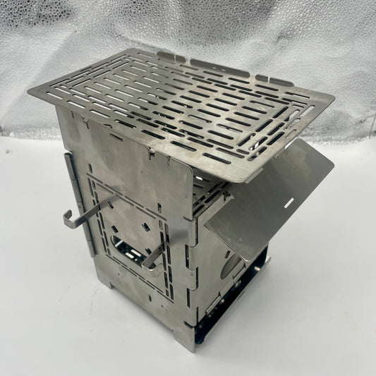Firebox G2 stove secondary image showing stove assembled and open