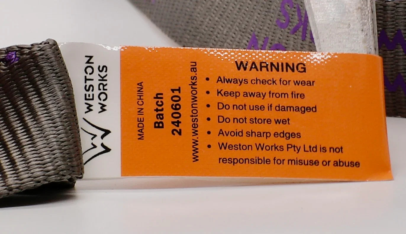 Extension Straps 23mm Ultra (UHMWPE) - Weston Works
