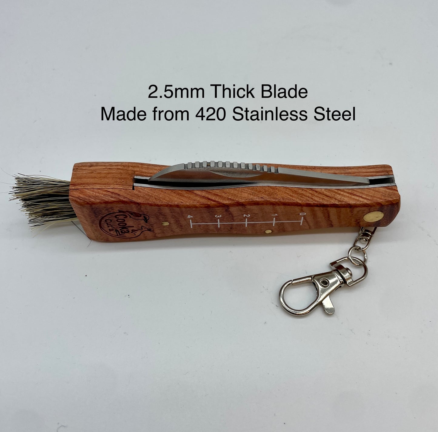 Cooka Cut'a (Mushroom Field Paring Knife with Brush)