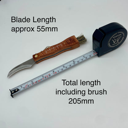 Cooka Cut'a (Mushroom Field Paring Knife with Brush)