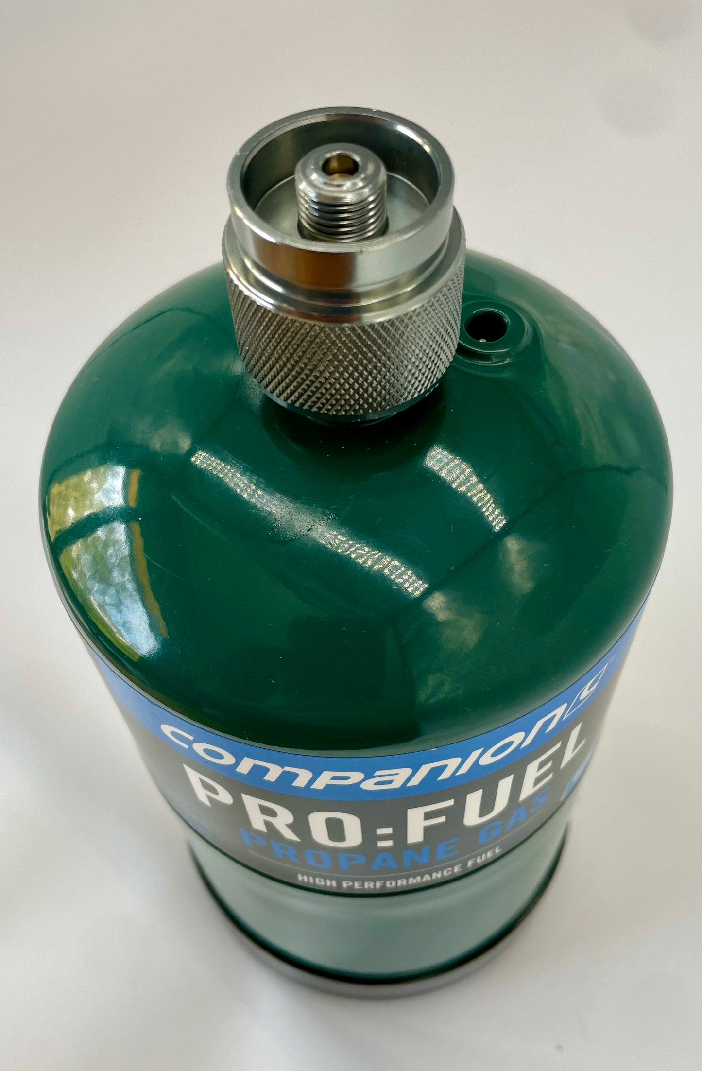 Firebox Gas Adaptor - Coleman-style - Screw on Propane fitting
