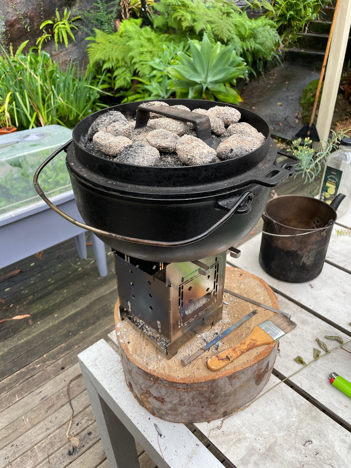 Firebox G2 5-Inch Folding Camp Stove — Multi-Fuel (Wood, – Weston Works