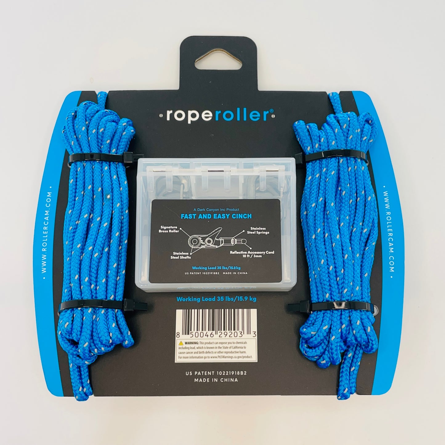 Roperoller - 6 Pack with 6m Rope - Back