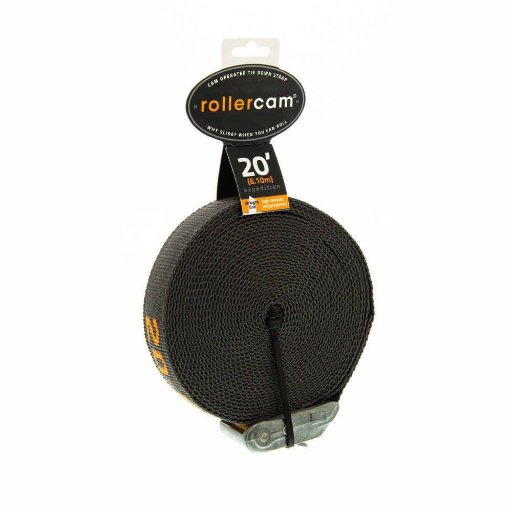 Rollercam Standard Duty Straight End 25mm tie-down strap product shot