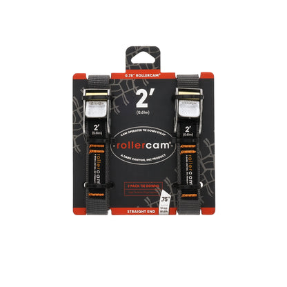 Rollercam Medium Duty Straight End 19mm tie-down strap 3ft compact size
