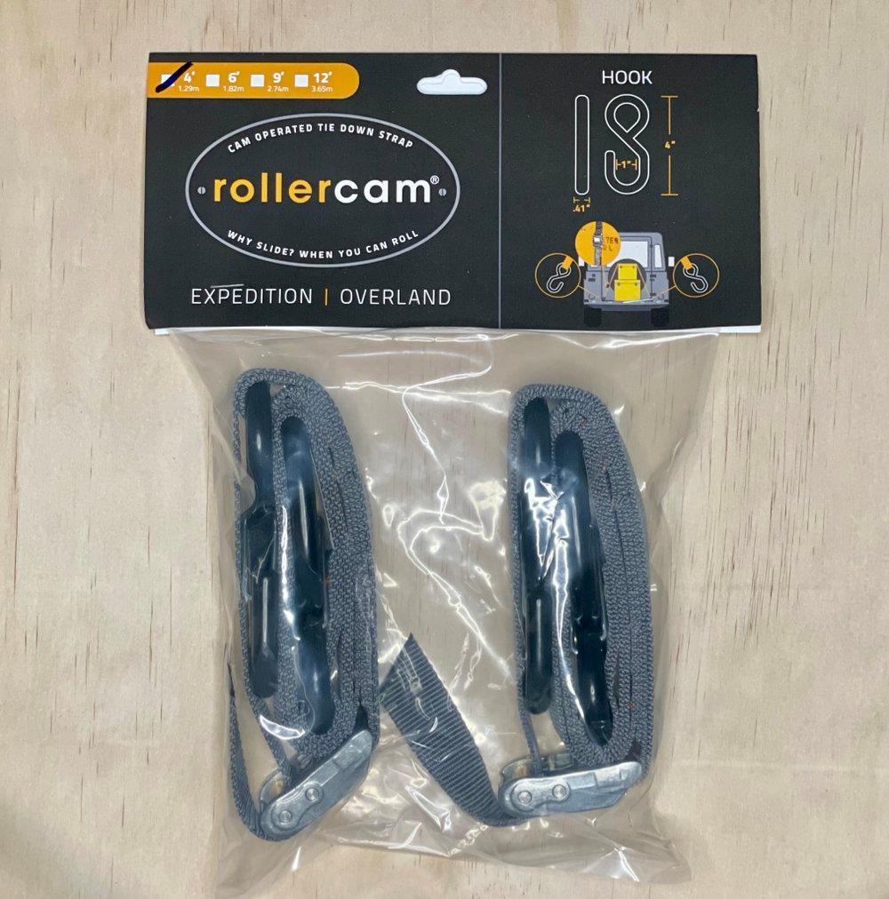 Rollercam Standard Duty Hook End 25mm tie-down strap product shot