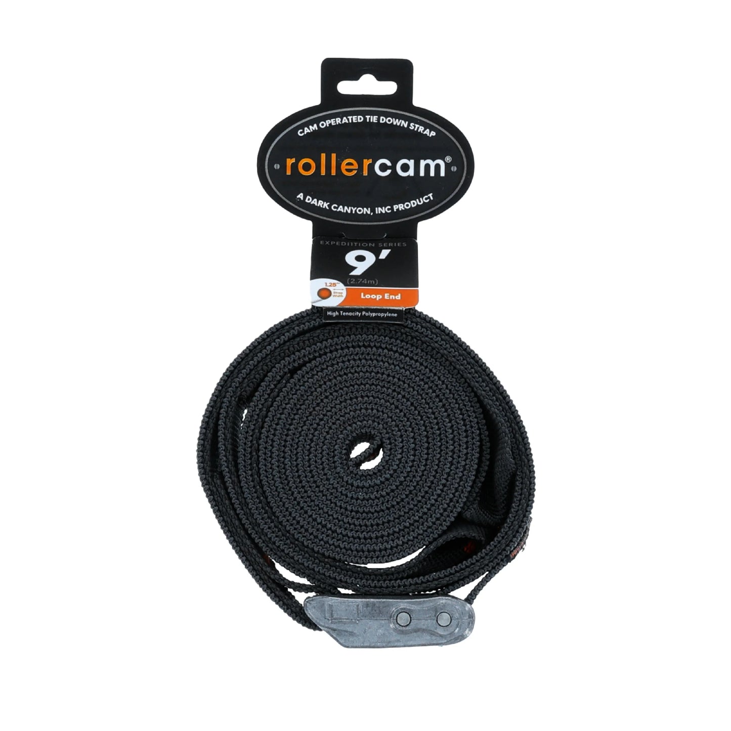 Rollercam Heavy Duty Loop End 32mm tie-down strap for demanding setups
